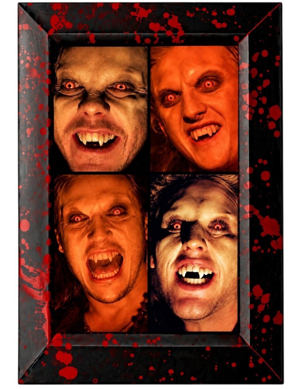 Vintage Horror Bloody Halloween The lost boys vampire 80s Teen Framed Art Print